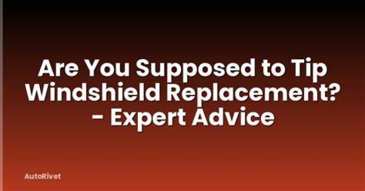 Are you supposed to tip repairmen?