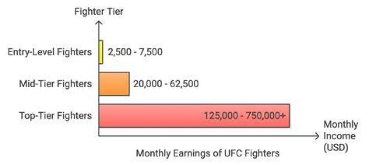 Do UFC fighters get a salary?