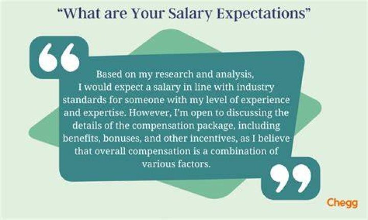 How do you justify salary expectations?