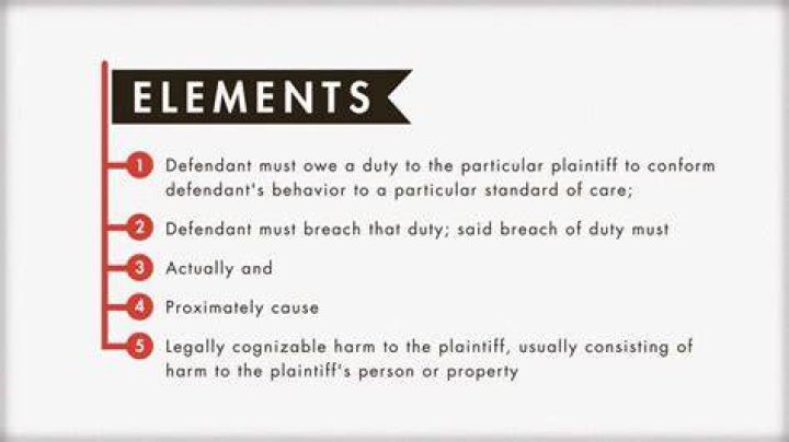 How do you prove negligence in a tort?
