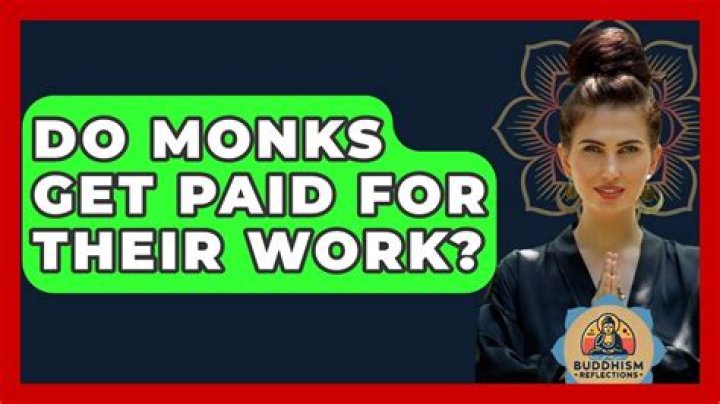 How much do Buddhist monks get paid?