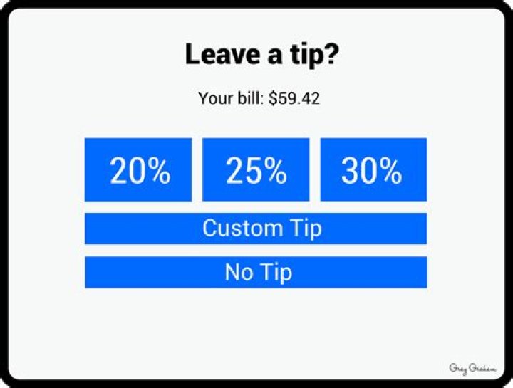 How much do you tip a waiter?