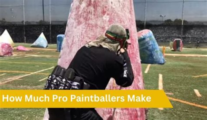How much does pro paintball player make?