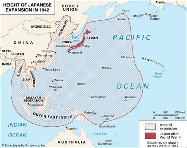 How was Japan treated during ww2?