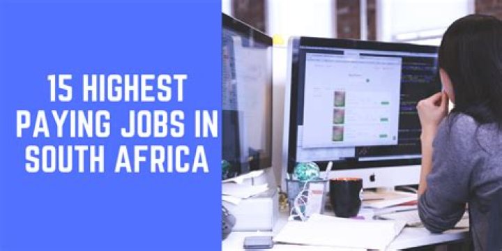What are the highest paying jobs in South Africa 2021?