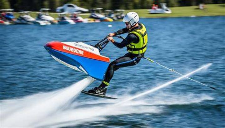 What is a recommended waterskiing safety practice?