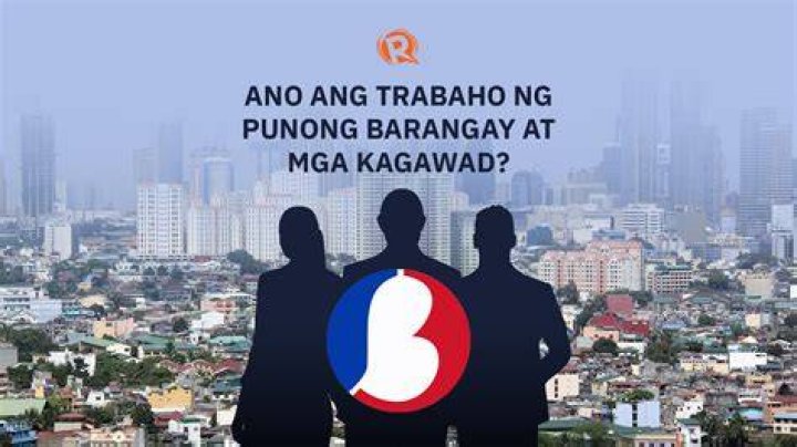 What is the work of barangay kagawad?