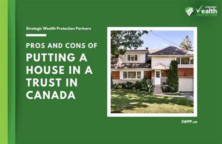 Who owns a house in trust?