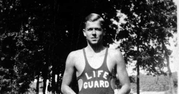 Who was the president credited with saving 77 lives as a lifeguard?